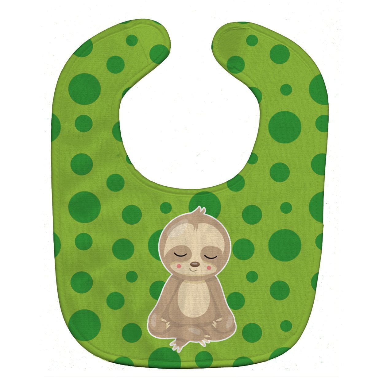Sloth Yoga Baby Bib