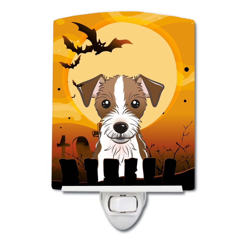 Halloween Jack Russell Terrier Ceramic Night Light
