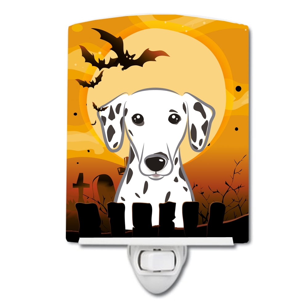 BB1768CNL Halloween Dalmatian Ceramic Night Light