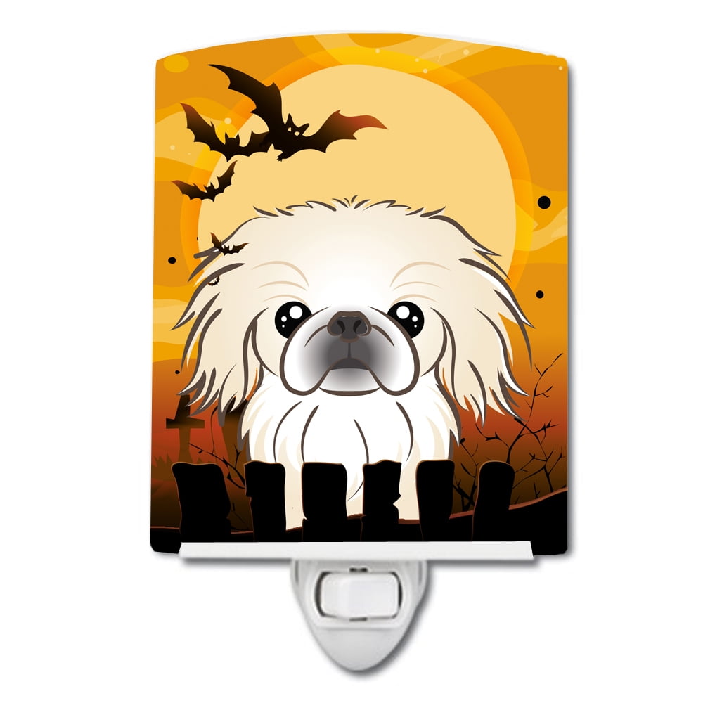 BB1779CNL Halloween Pekingese Ceramic Night Light