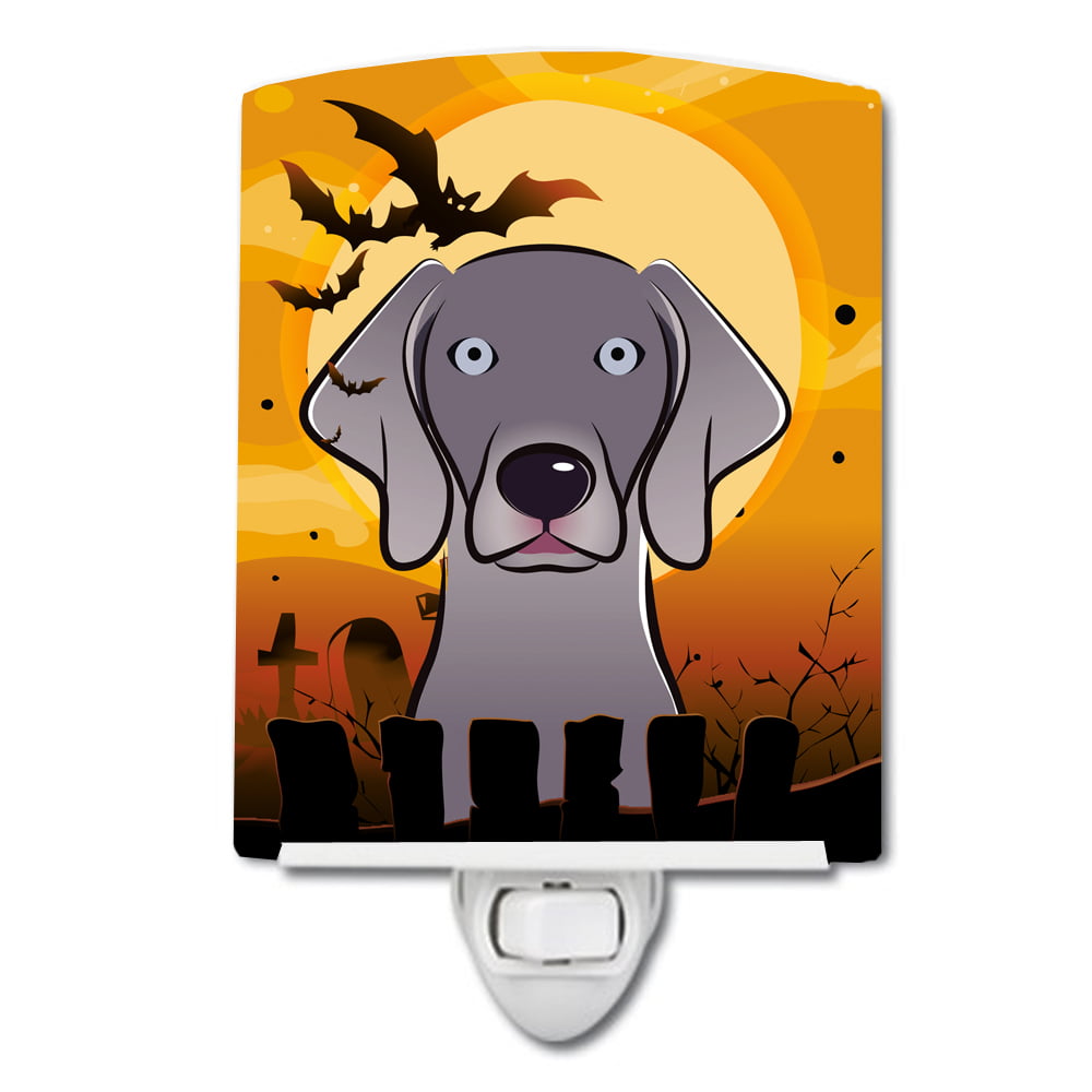 BB1789CNL Halloween Weimaraner Ceramic Night Light