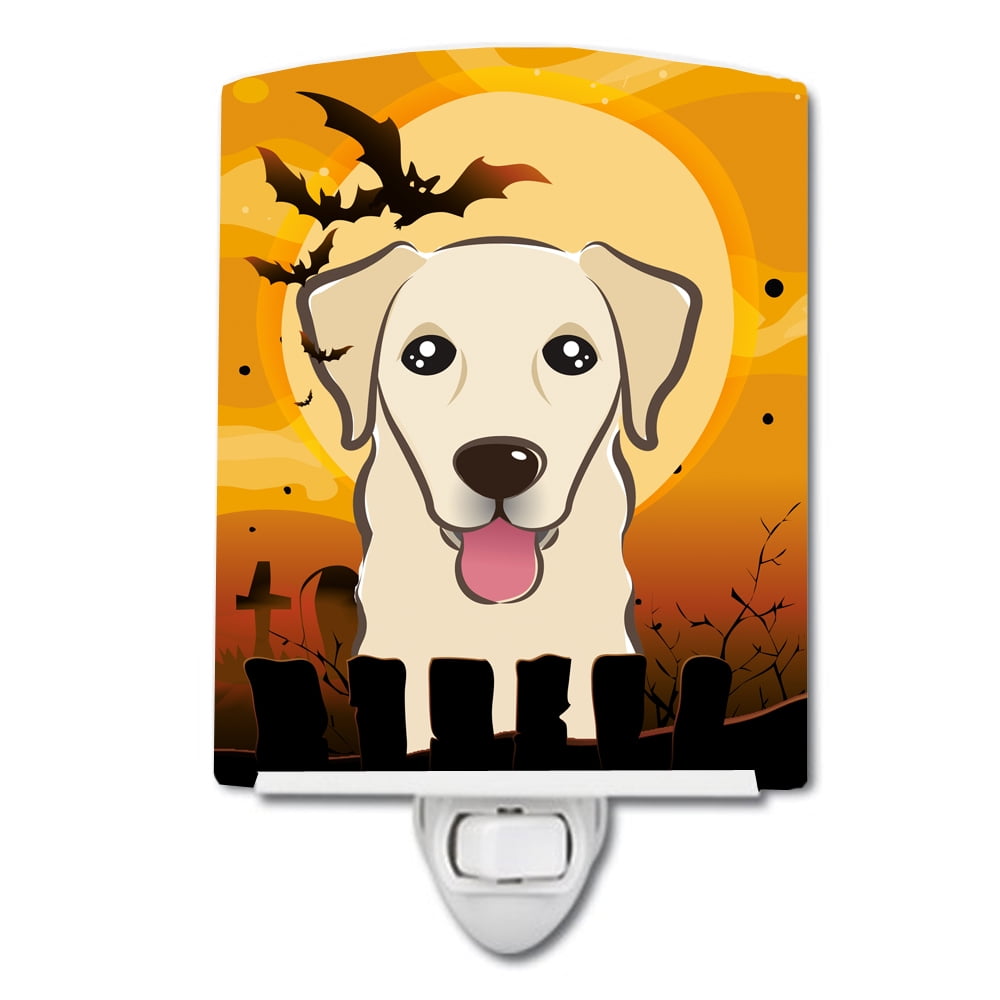 Halloween Golden Retriever Ceramic Night Light