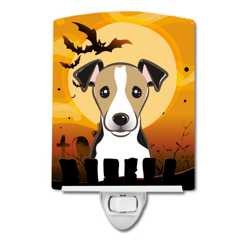 BB1819CNL Halloween Jack Russell Terrier Ceramic Night Light