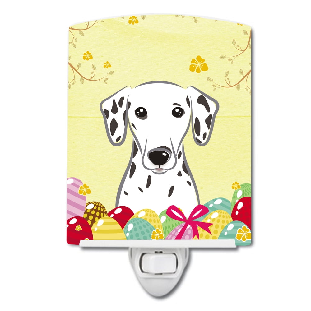 BB1892CNL Dalmatian Easter Egg Hunt Ceramic Night Light