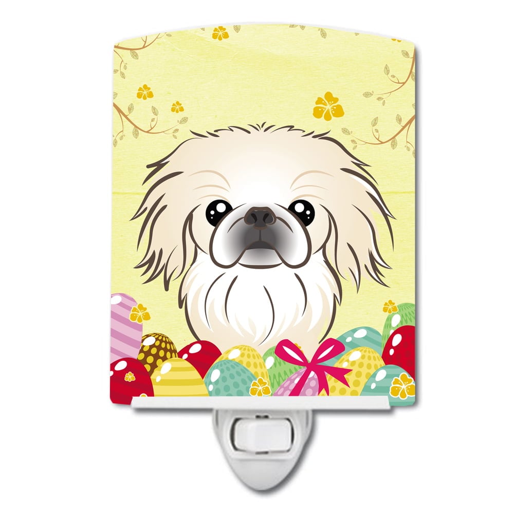 BB1903CNL Pekingese Easter Egg Hunt Ceramic Night Light