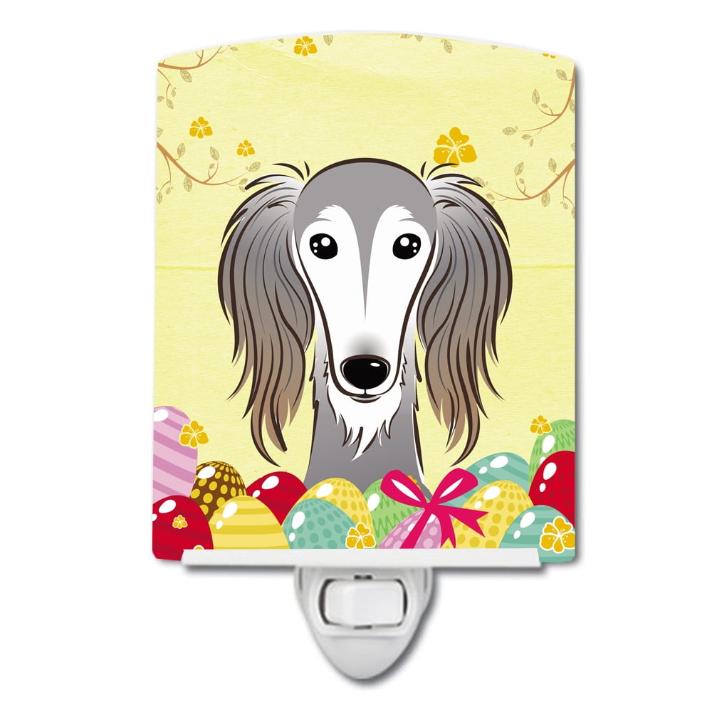 BB1911CNL Saluki Easter Egg Hunt Ceramic Night Light