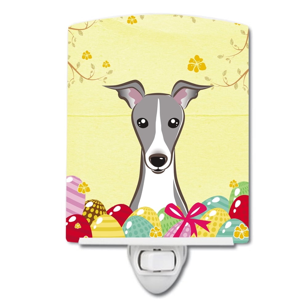 BB1918CNL Italian Greyhound Easter Egg Hunt Ceramic Night Light