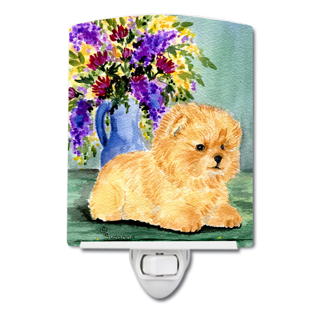 SS8302CNL Pomeranian Ceramic Night Light