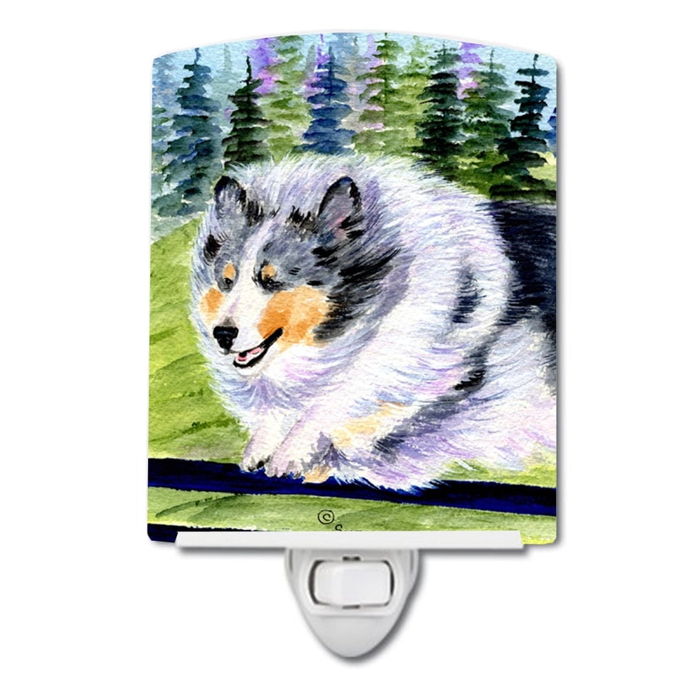 SS8305CNL Sheltie Ceramic Night Light