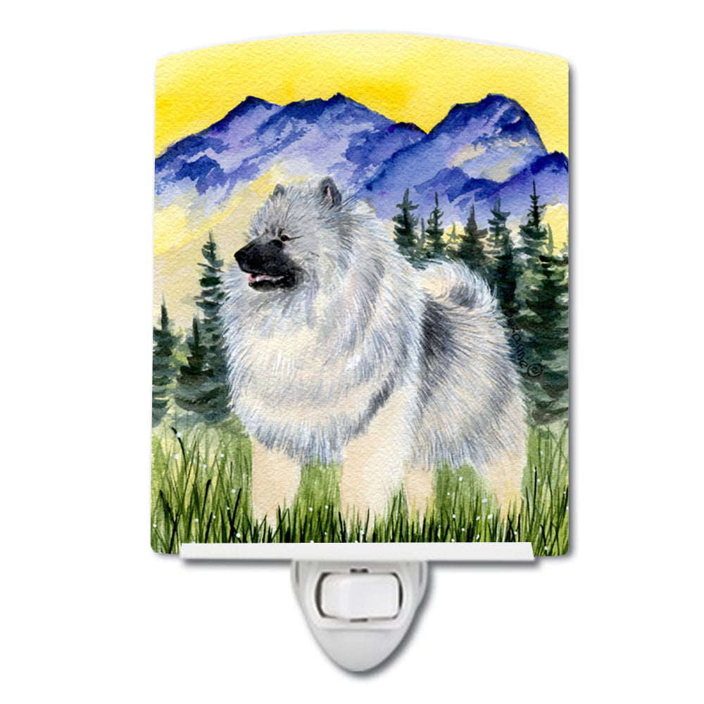 SS8323CNL Keeshond Ceramic Night Light