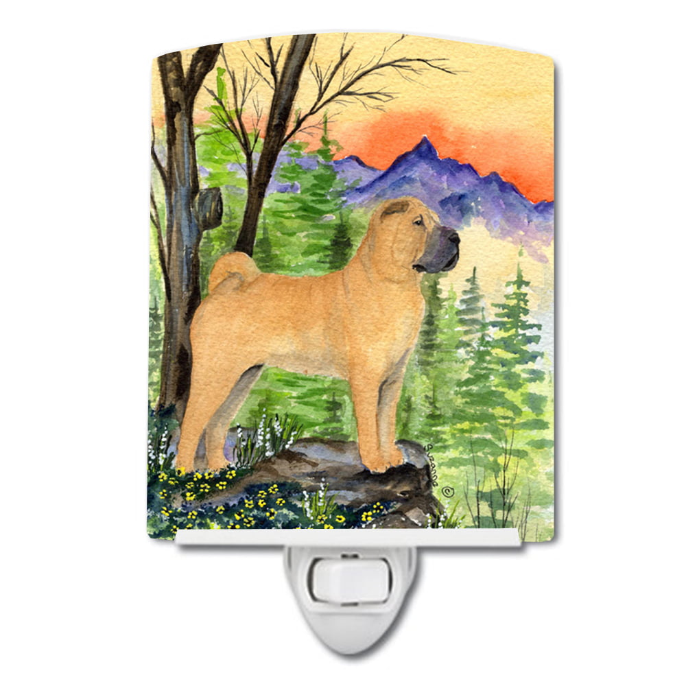 SS8324CNL Shar Pei Ceramic Night Light