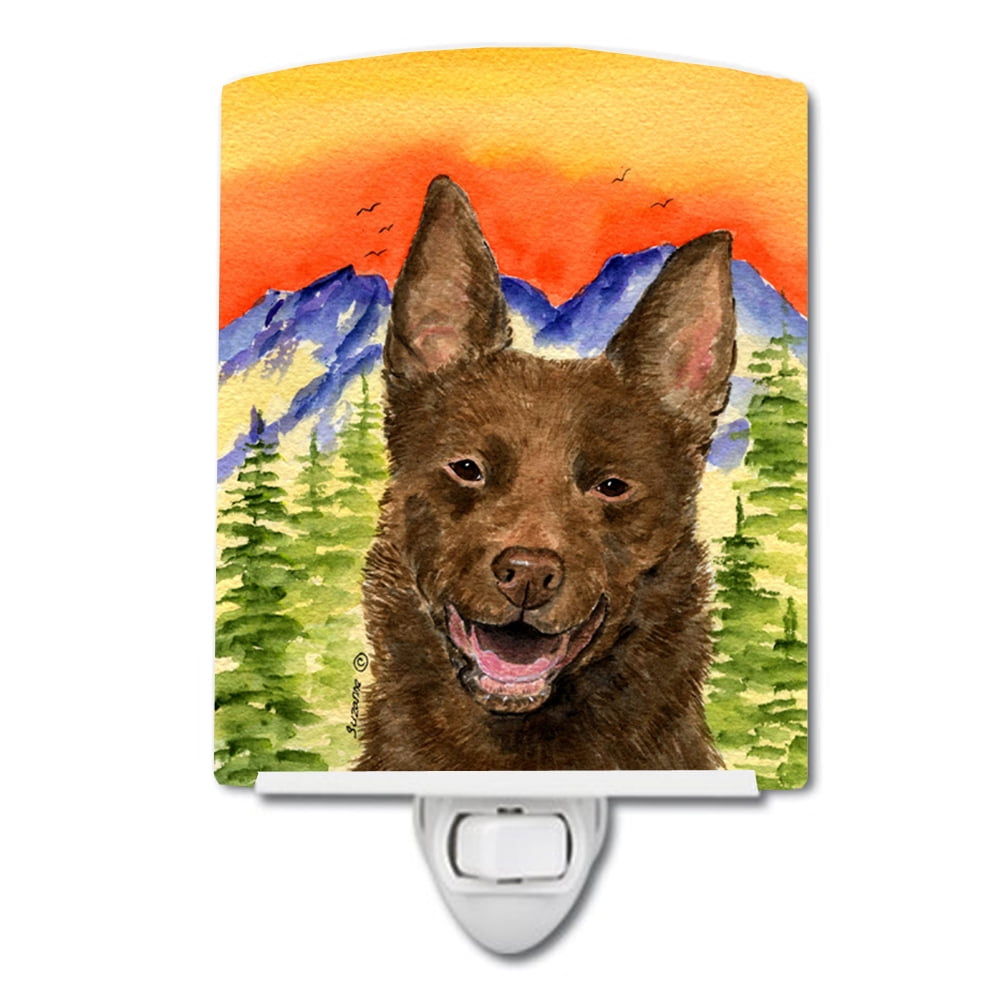 SS8422CNL Australian Kelpie Ceramic Night Light