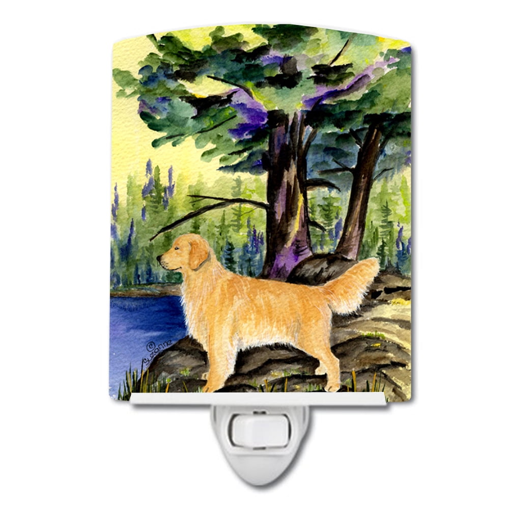 Golden Retriever Ceramic Night Light