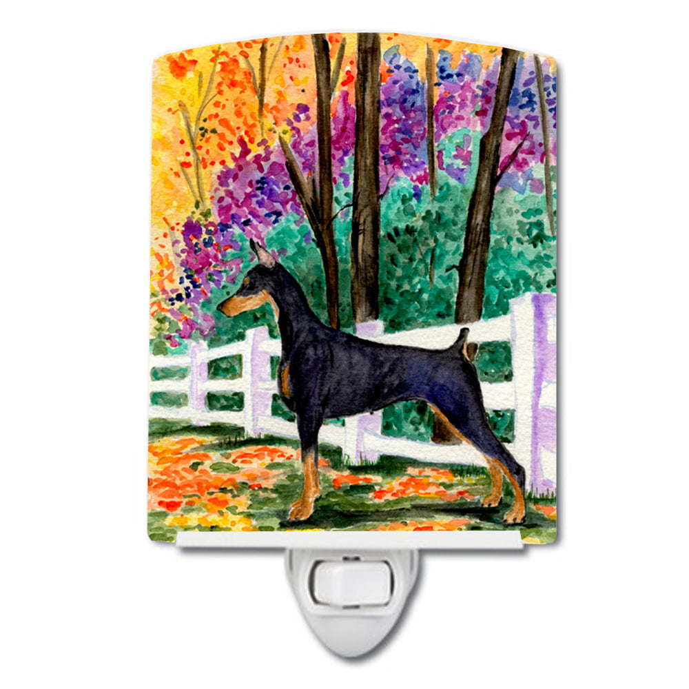 SS8428CNL Doberman Ceramic Night Light