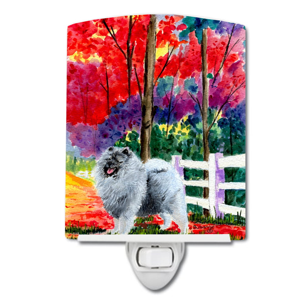 SS8432CNL Keeshond Ceramic Night Light