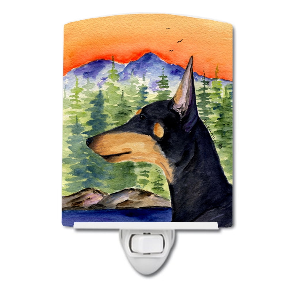 SS8433CNL Manchester Terrier Ceramic Night Light