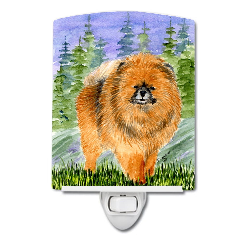 Pomeranian Ceramic Night Light