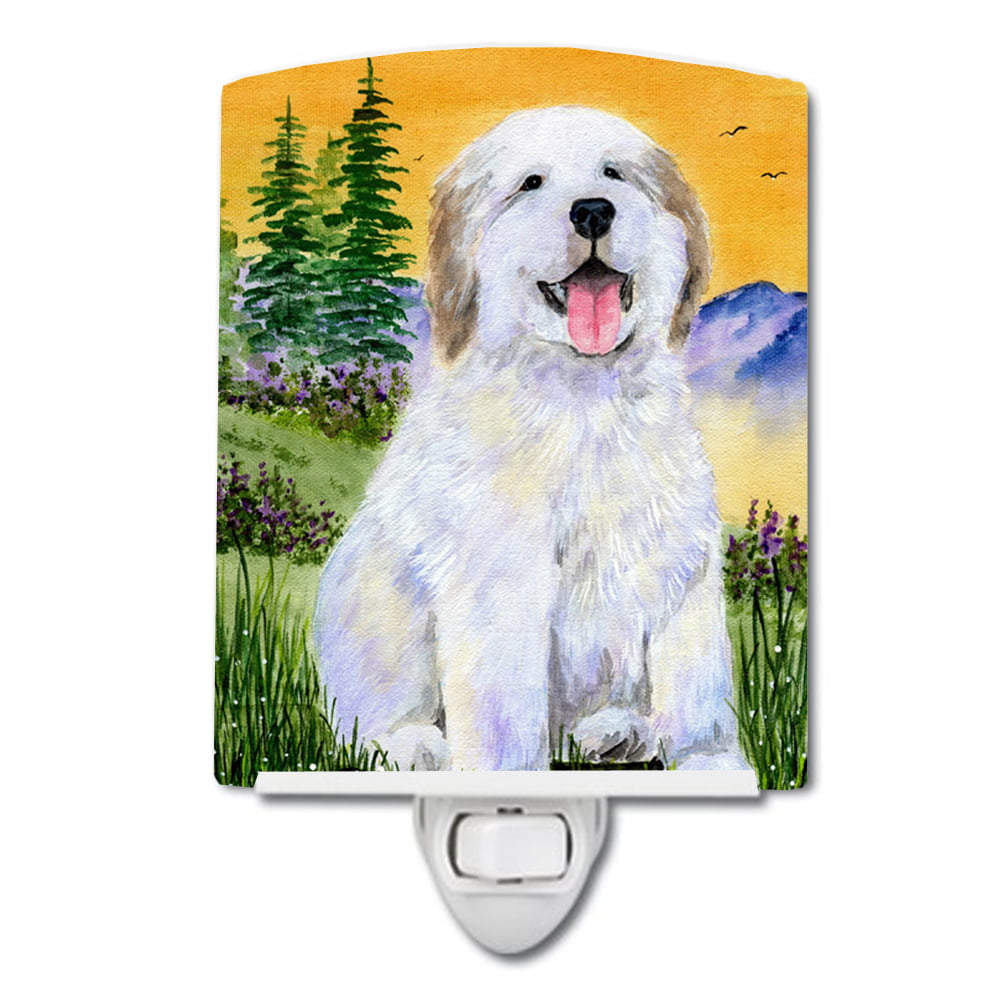 SS8469CNL Great Pyrenees Ceramic Night Light
