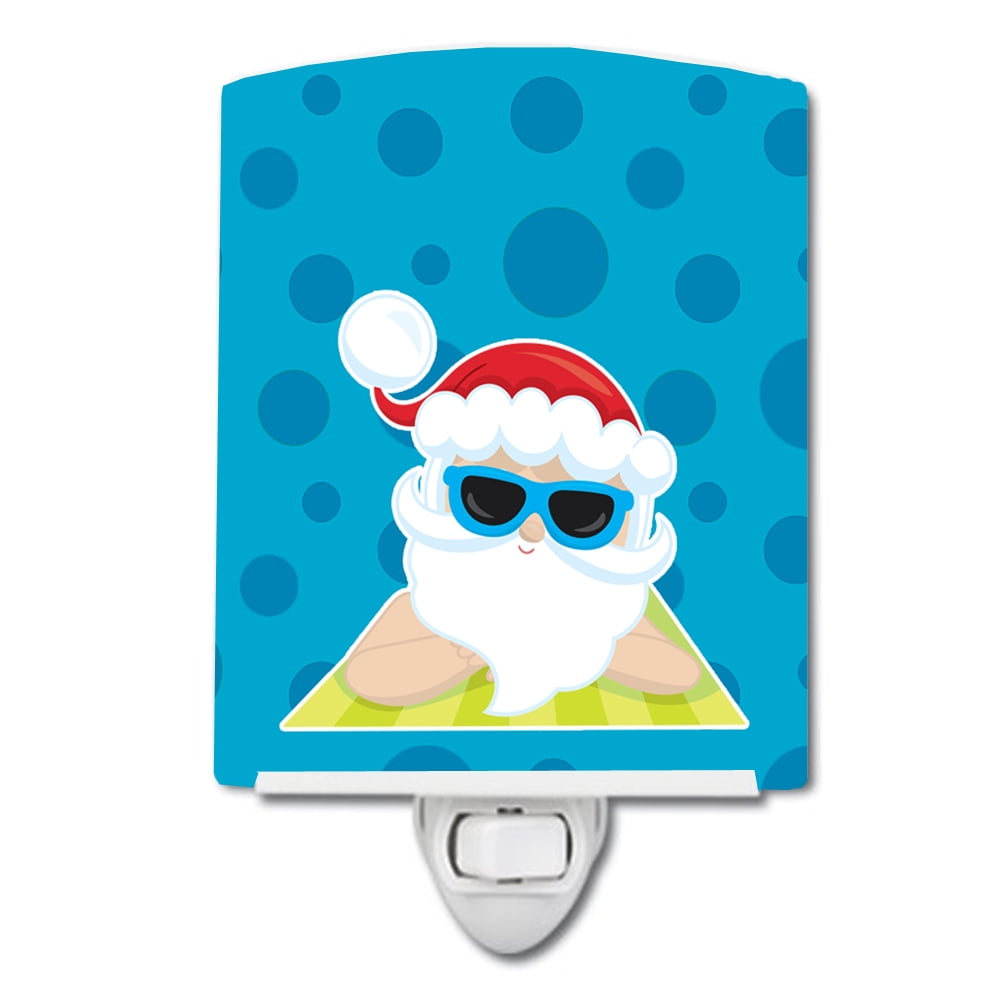 Beach Santa Claus No.7 Ceramic Night Light