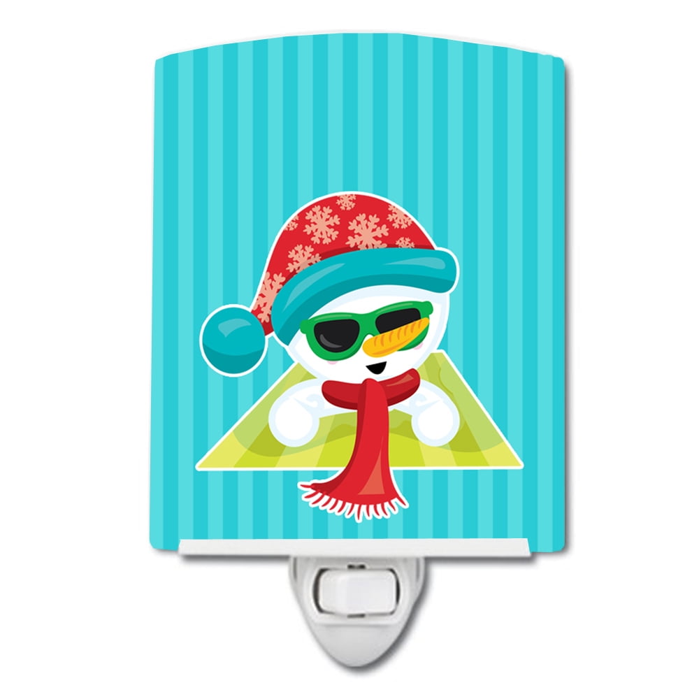 BB9079CNL Beach Snowman No.2 Ceramic Night Light