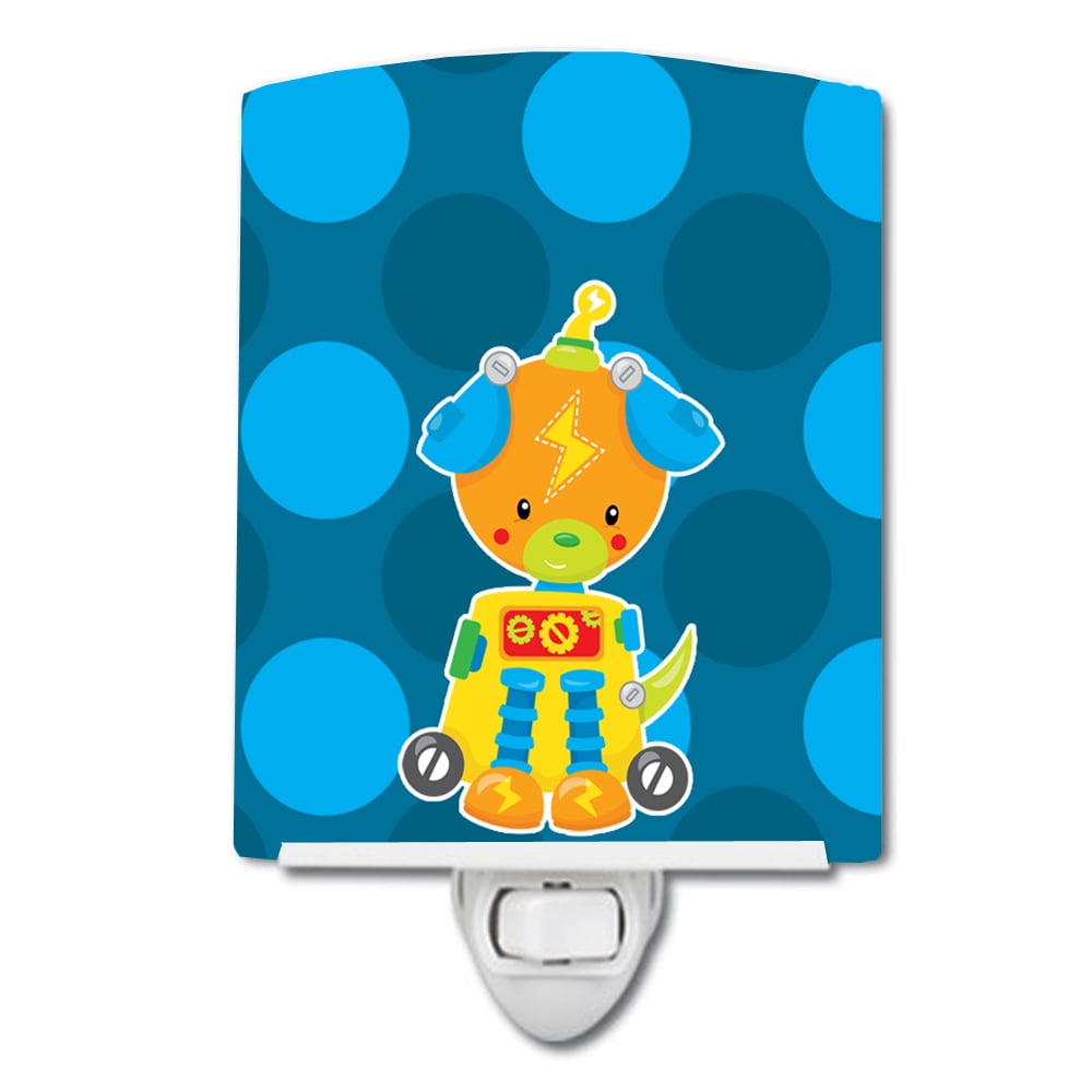 BB9082CNL Robot Dog Ceramic Night Light