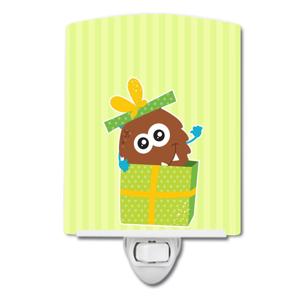 BB9099CNL Birthday Monster Present Ceramic Night Light
