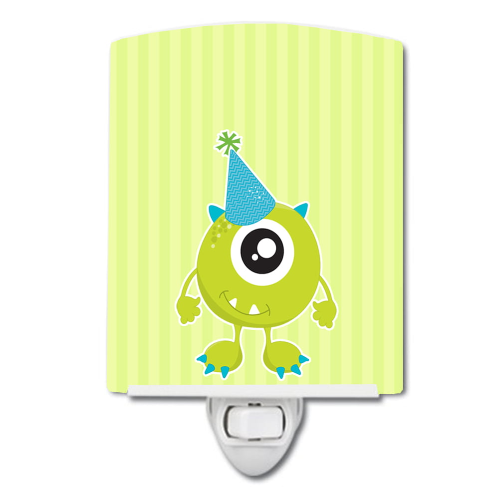 Birthday Monster Hat Ceramic Night Light
