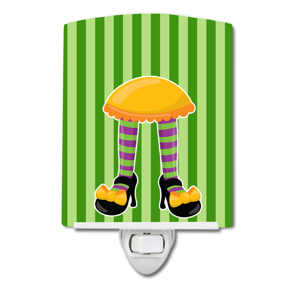 BB9106CNL Halloween Witchs Feet Ceramic Night Light