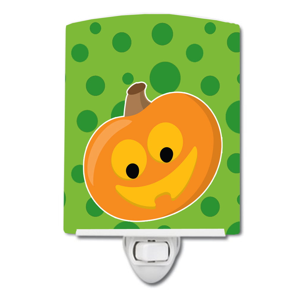 BB9109CNL Halloween JackOLantern Ceramic Night Light