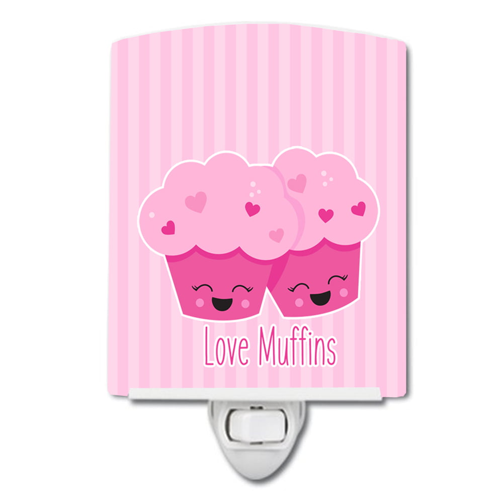 Love Muffins Ceramic Night Light