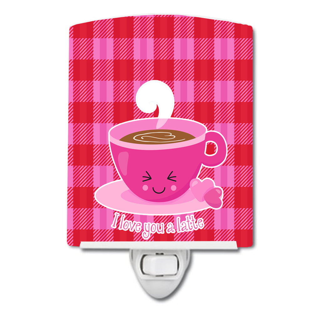 I love you a Latte Ceramic Night Light