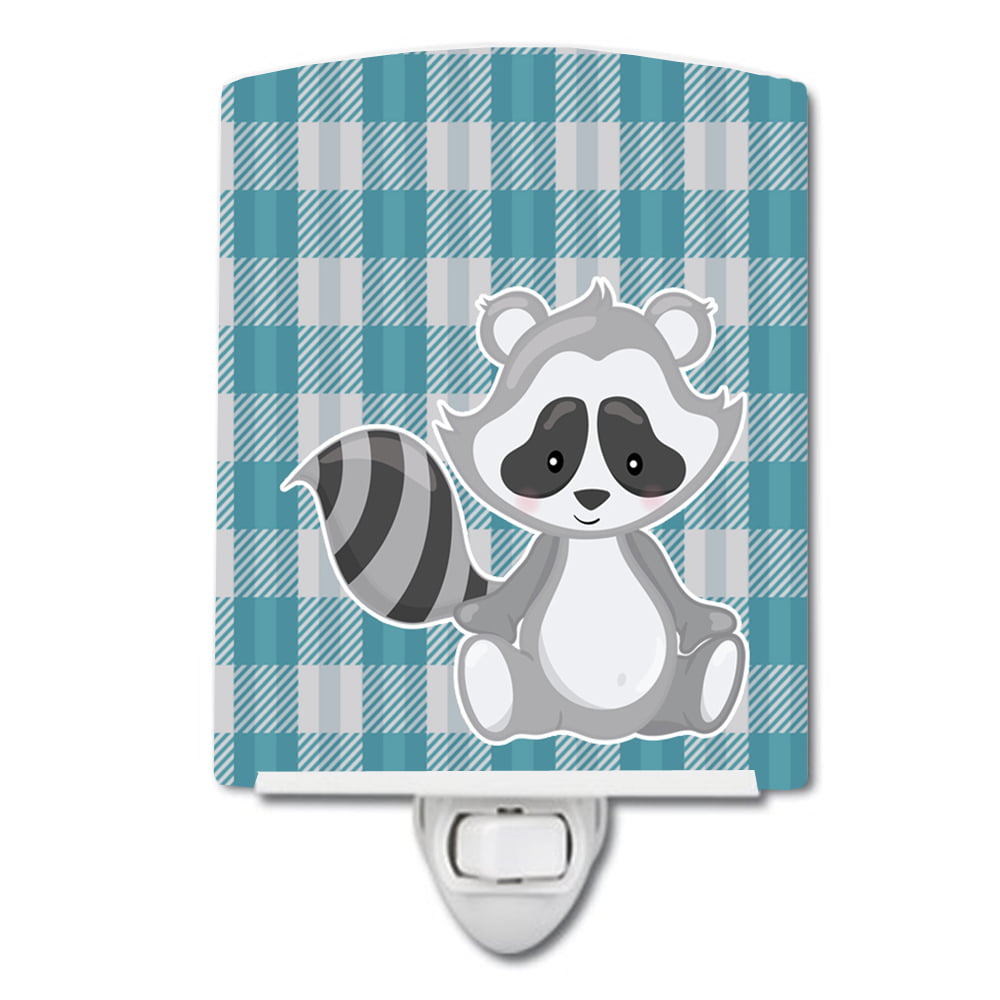 BB9165CNL Raccoon Ceramic Night Light