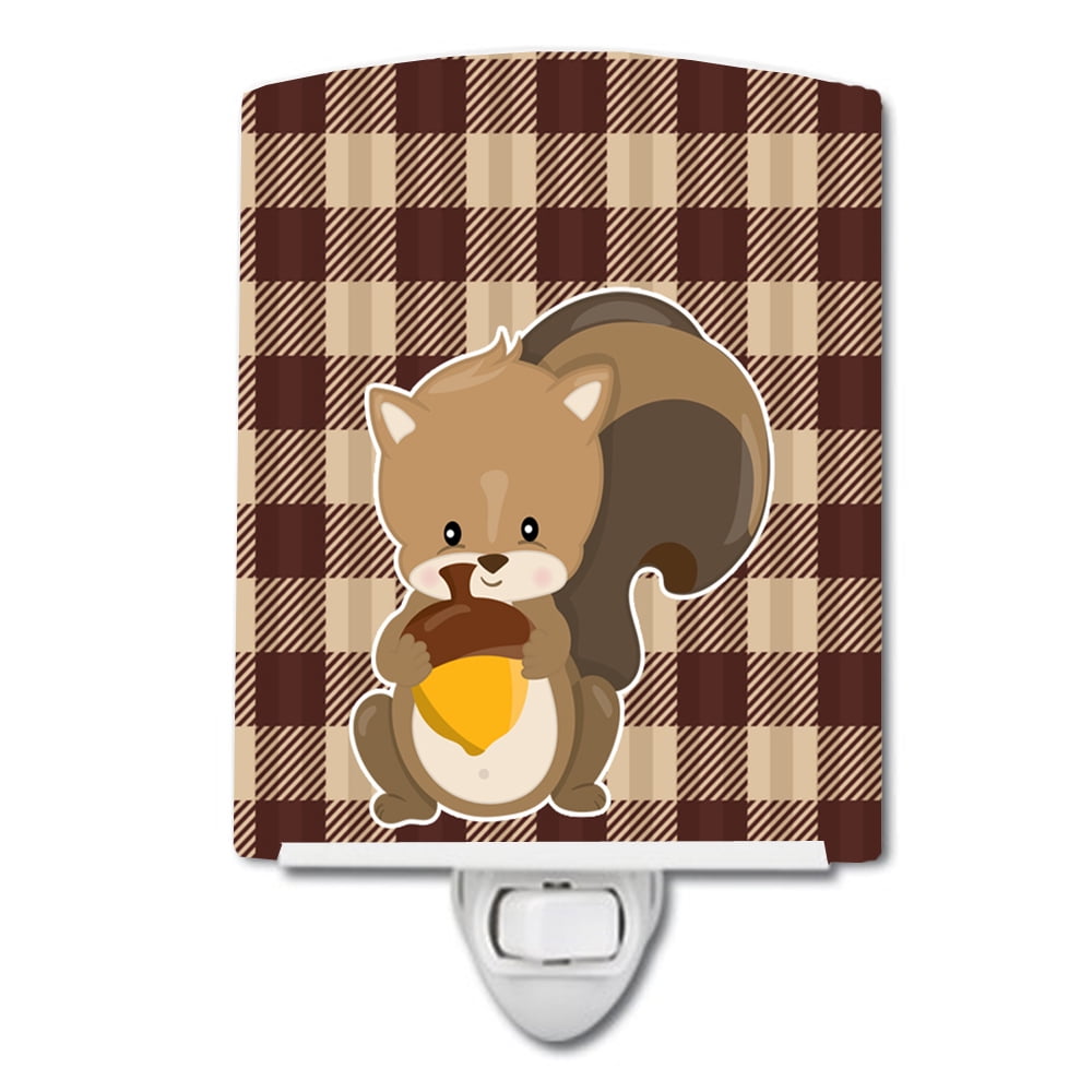 BB9169CNL Squirrel Ceramic Night Light
