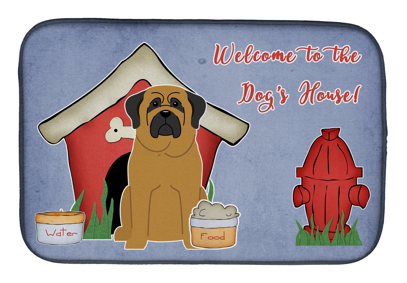 Dog House Collection Mastiff Dish Drying Mat