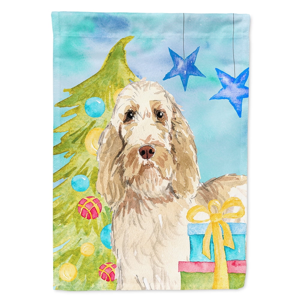 Christmas Tree Spinone Italiano Garden Size Flag