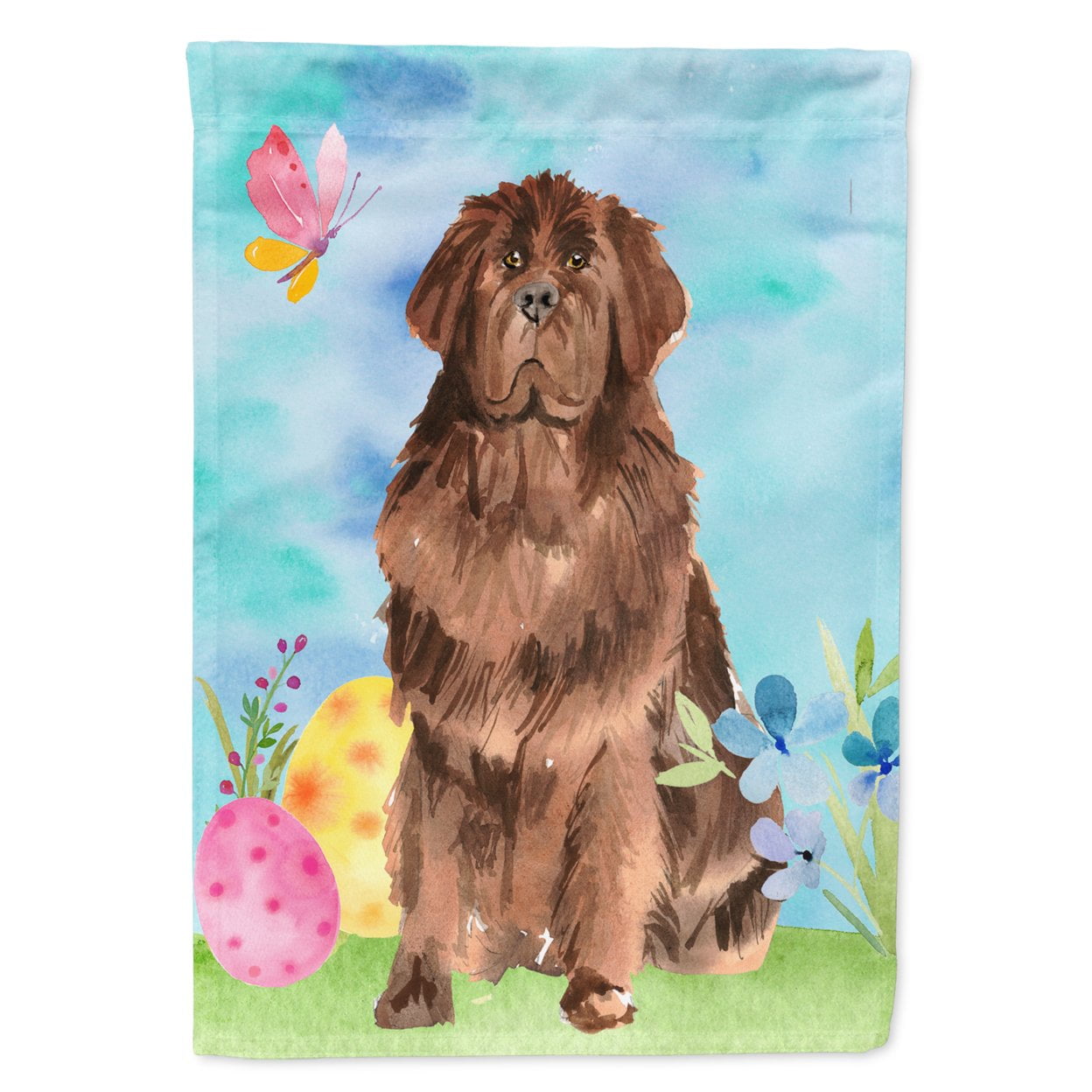 CK1906GF Easter Eggs Newfoundland Garden Size Flag