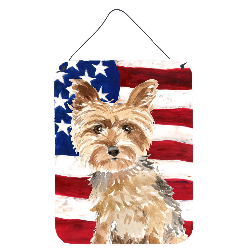 Patriotic USA Fox Terrier Wall or Door Hanging Prints