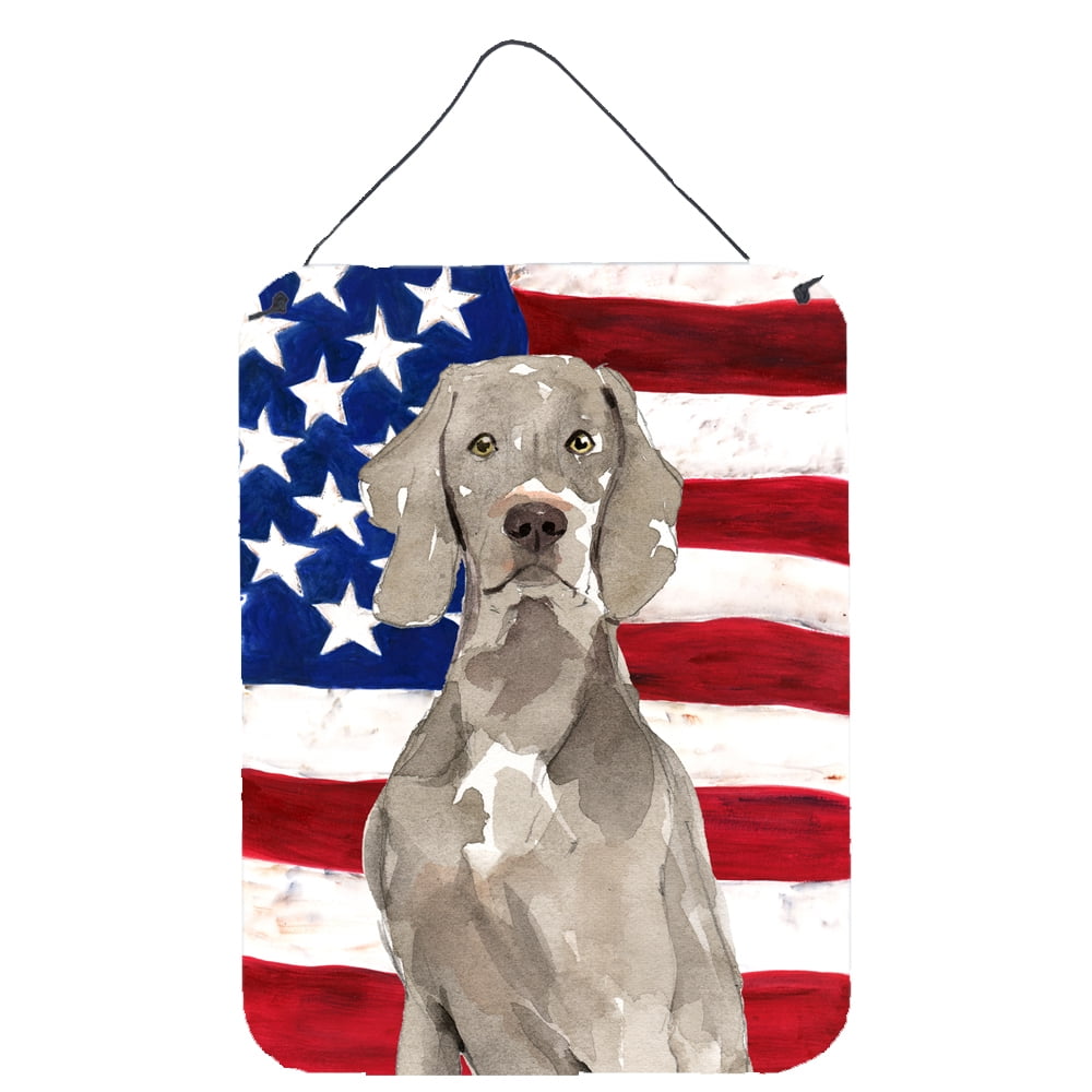 Patriotic USA Weimaraner Wall or Door Hanging Prints