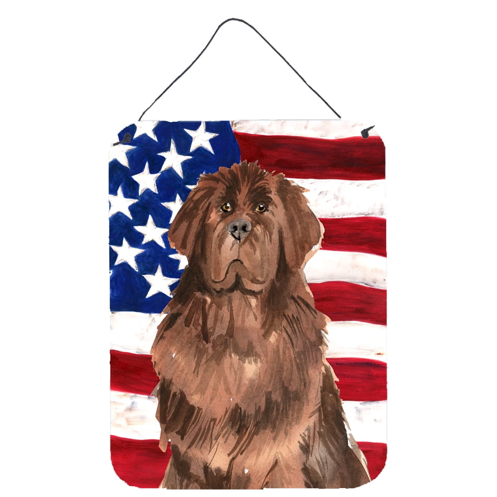 Patriotic USA Newfoundland Wall or Door Hanging Prints