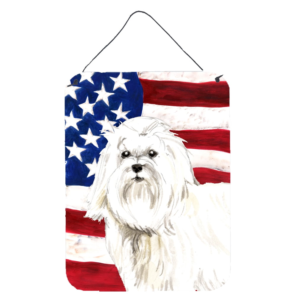 Patriotic USA Maltese Wall or Door Hanging Prints