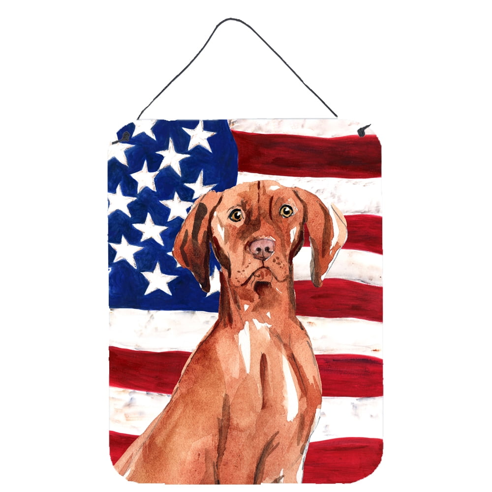 Patriotic USA Vizsla Wall or Door Hanging Prints