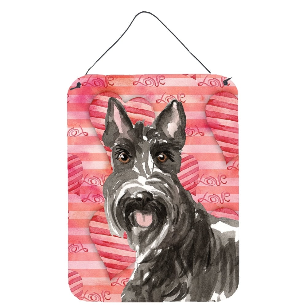 Love a Scottish Terrier Wall or Door Hanging Prints