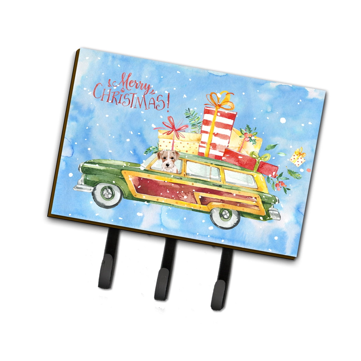 CK2467TH68 Merry Christmas Jack Russell Terrier Leash or Key Holder