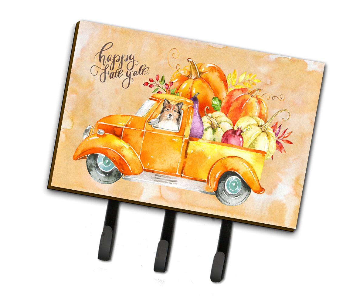 Fall Harvest Sheltie Leash or Key Holder