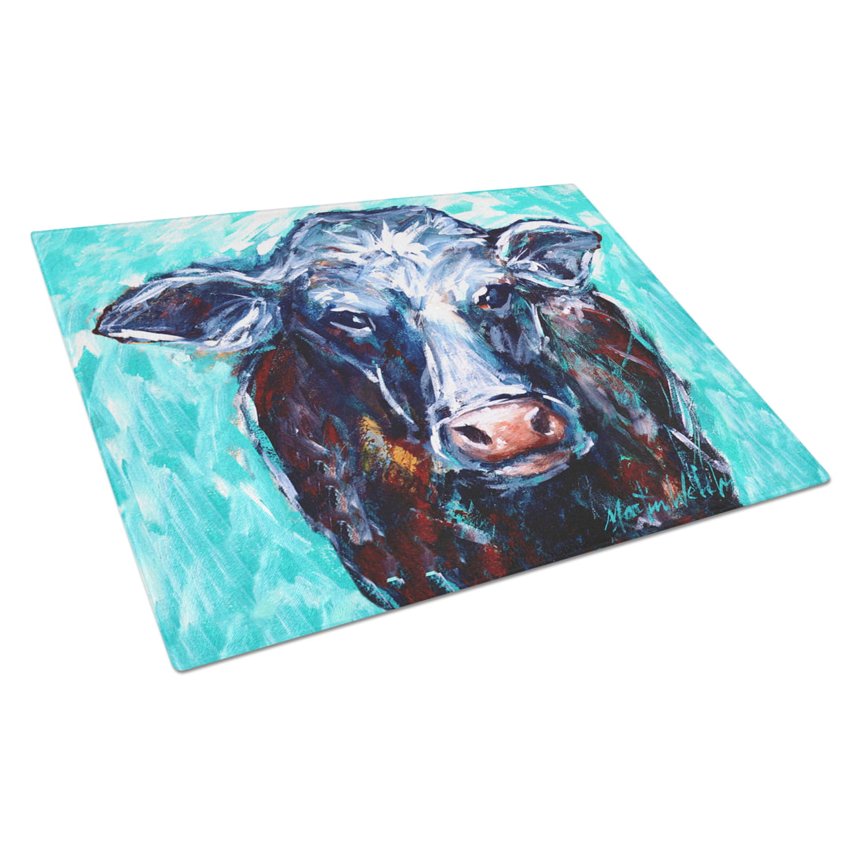 Moo Cow Glass Cutting Board - Large
