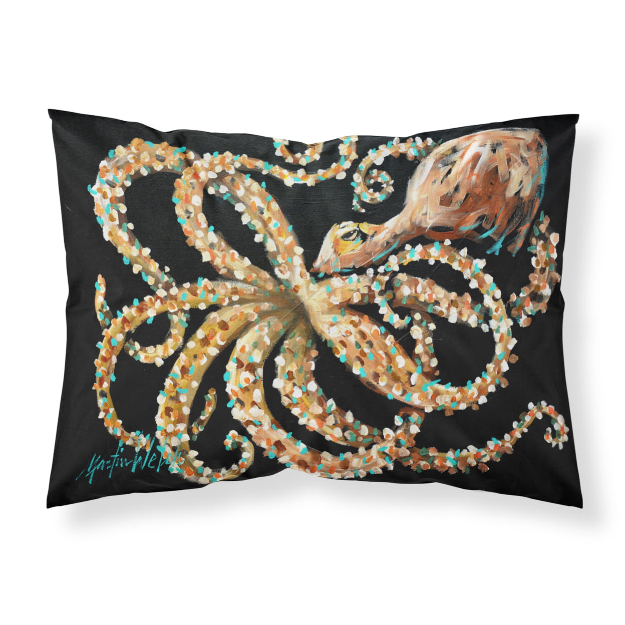 Eye On You Octopus Fabric Standard Pillowcase