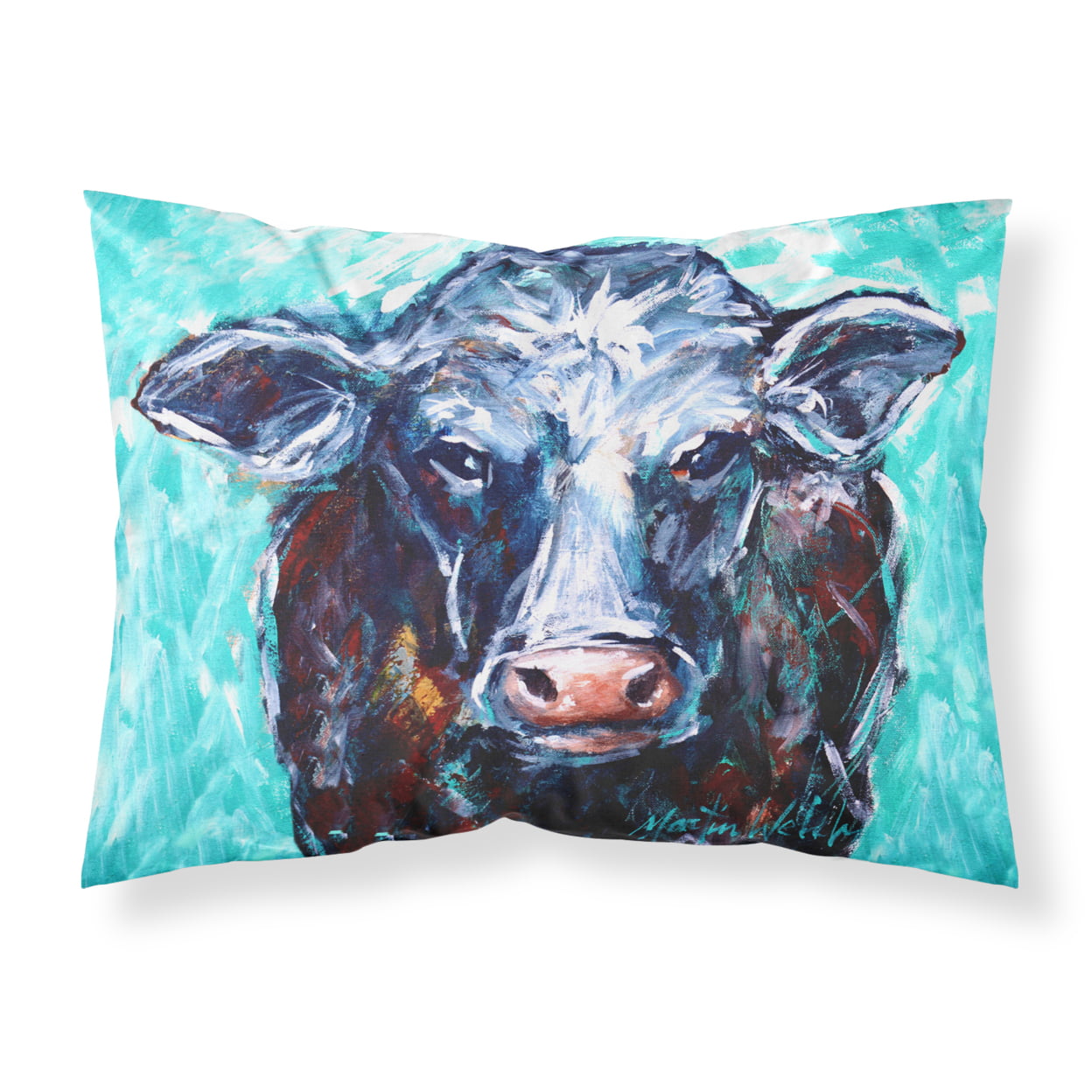Moo Cow Fabric Standard Pillowcase