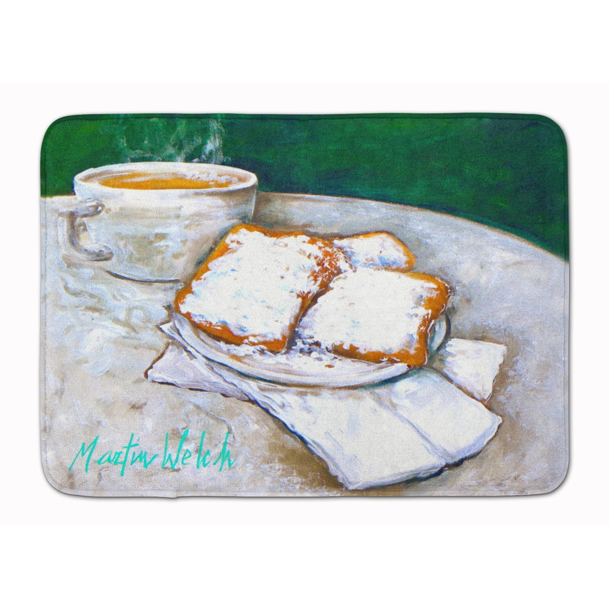 MW1271RUG Breakfast Delight Beignets Machine Washable Memory Foam Mat