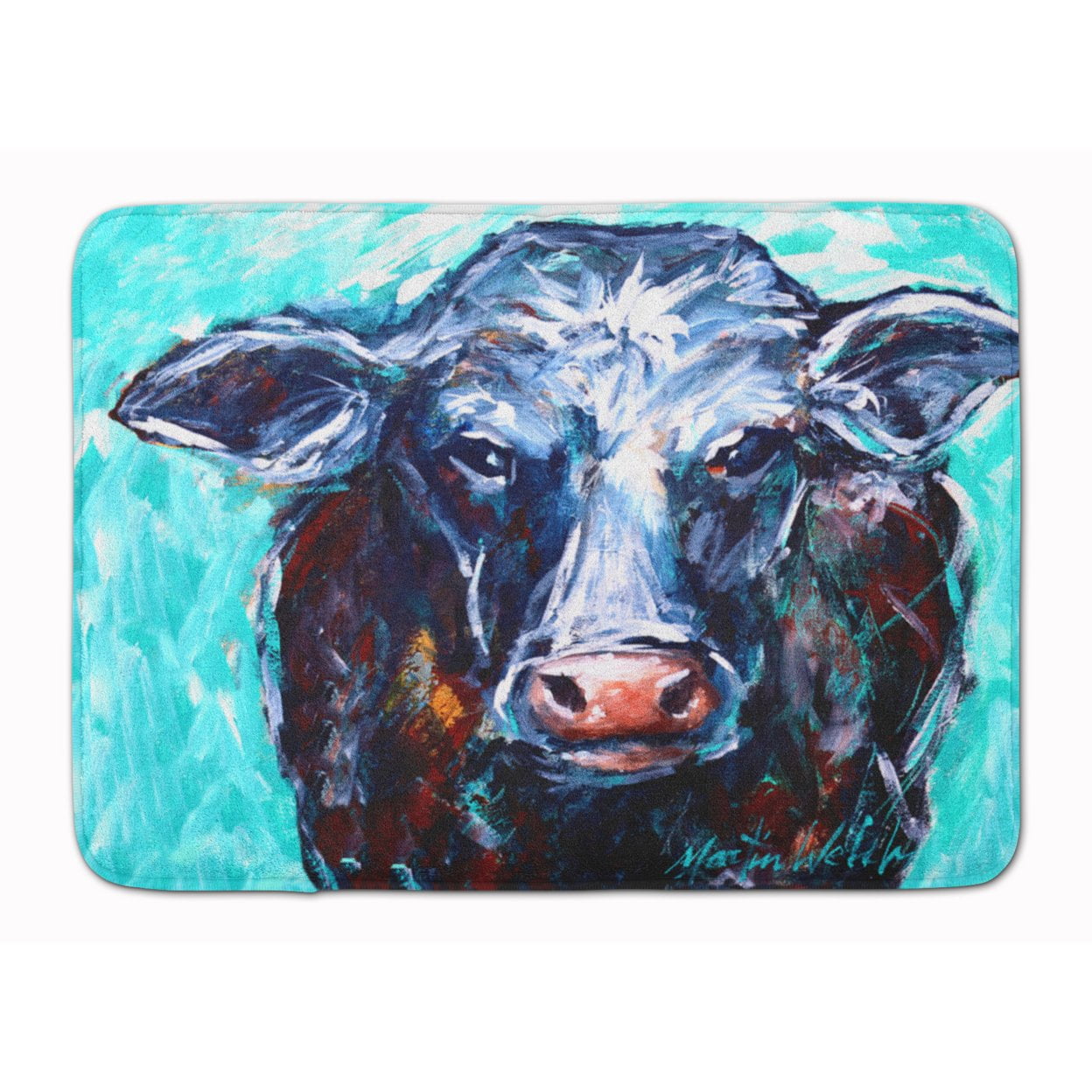 MW1280RUG Moo Cow Machine Washable Memory Foam Mat