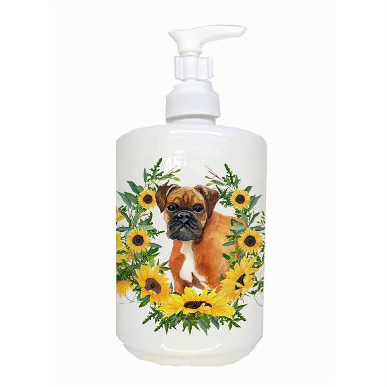 CK2832SOAP German Boxer Ceramic Soap Dispenser